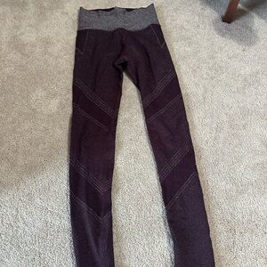 Athleta Black and Gray Leggings